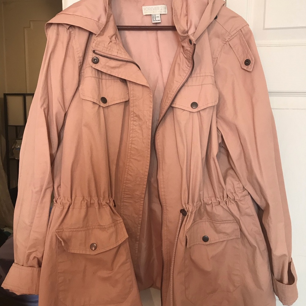 Forever 21 plus peachy nude jacket